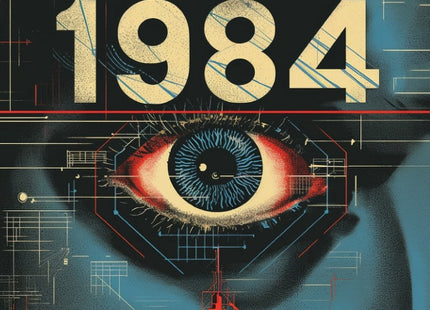 Предна корица на книгата 1984 на Джордж Оруел
