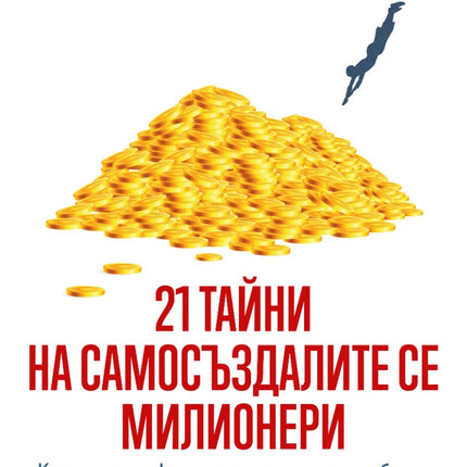 Предна корица на книгата 21 тайни на самосъздалите се милионери на Брайън Трейси