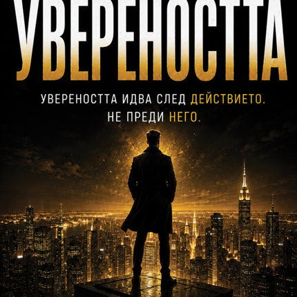 Предна корица на книгата 90 минути за Увереността на Александър Вейл