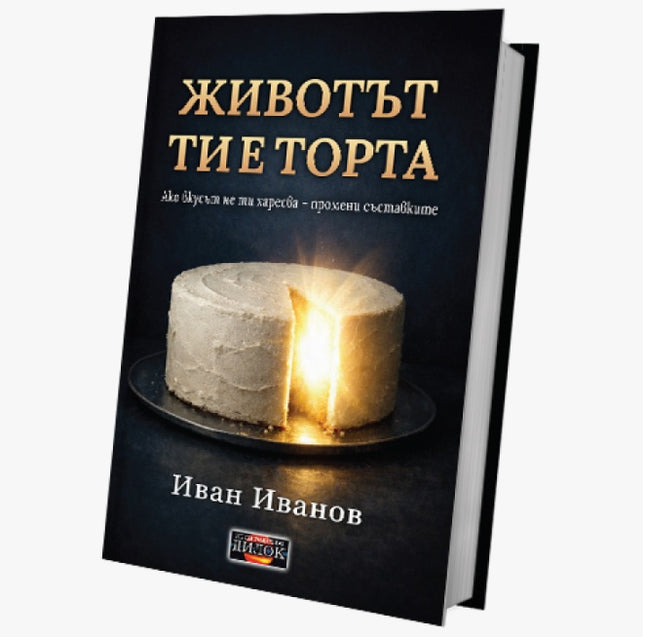 Предна корица на книгата Животът ти е торта - Ако вкусът не ти харесва, промени съставките на Иван Иванов