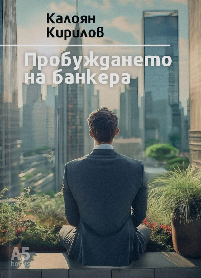 Предна корица на книгата Пробуждането на банкера на Калоян Кирилов