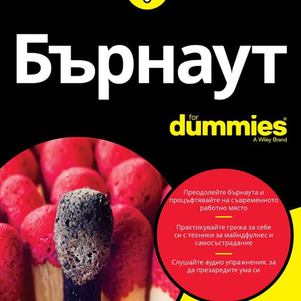 Предна корица на книгата Бърнаут For Dummies на Ева Селхъб