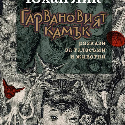 Предна корица на книгата Гарвановият камък - Разкази за таласъми и животни на Юхан Яйк