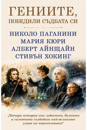 Предна корица на книгата Гениите, победили съдбата си на Горанка Цветкова