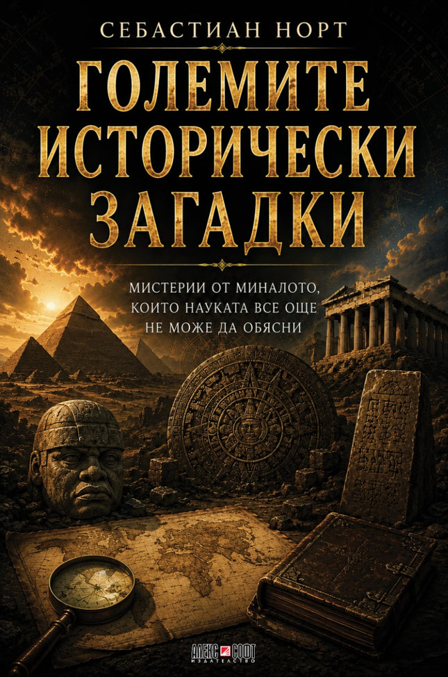 Предна корица на книгата Големите исторически загадки на Себастиан Норт