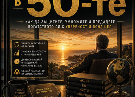 Предна корица на книгата Инвестиране в 50-те - предстоящо на Даниел Харингтън