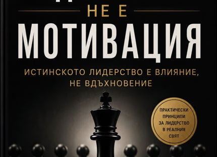 Предна корица на книгата Лидерството не е мотивация на Адриан Волфе