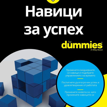 Предна корица на книгата Навици за успех For Dummies на Дирк Зелер