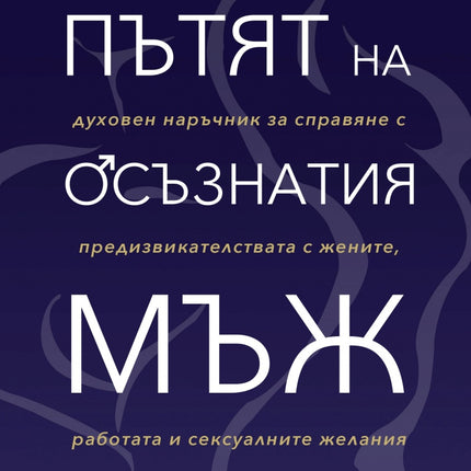 Предна корица на книгата Пътят на осъзнатия мъж на Дейвид Дейда