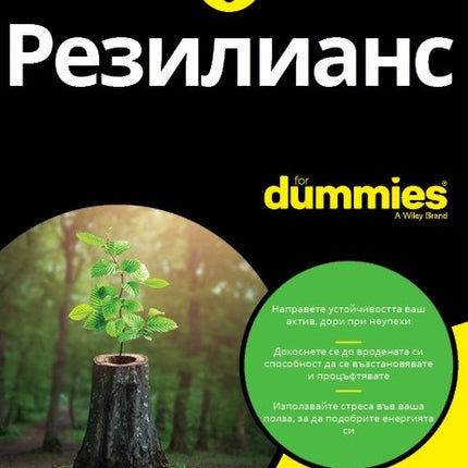 Предна корица на книгата Резилианс For Dummies на Д-р Ева Селхъб
