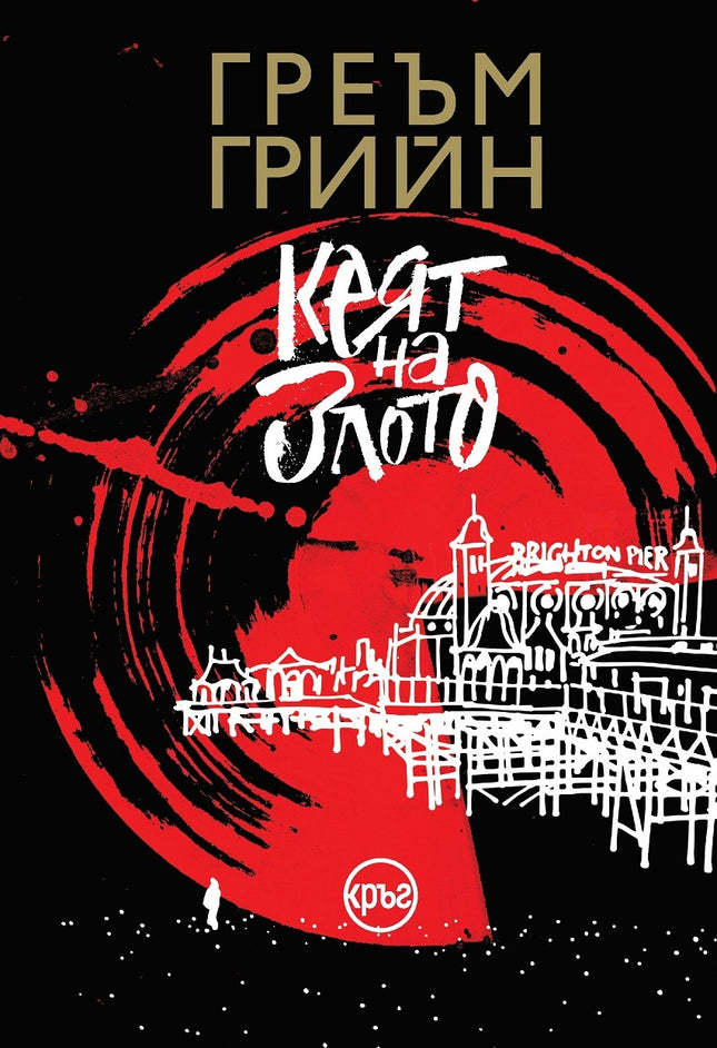 Корица на книгата 'Кеят на злото' от Греъм Грийн
