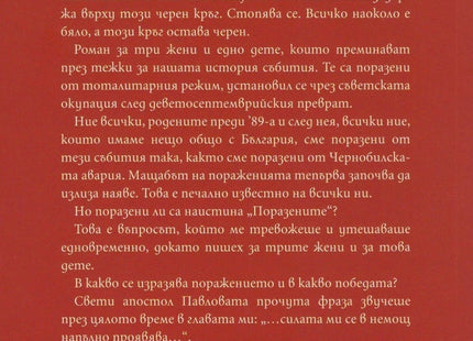 Корица на книгата 'Поразените' от Теодора Димова
