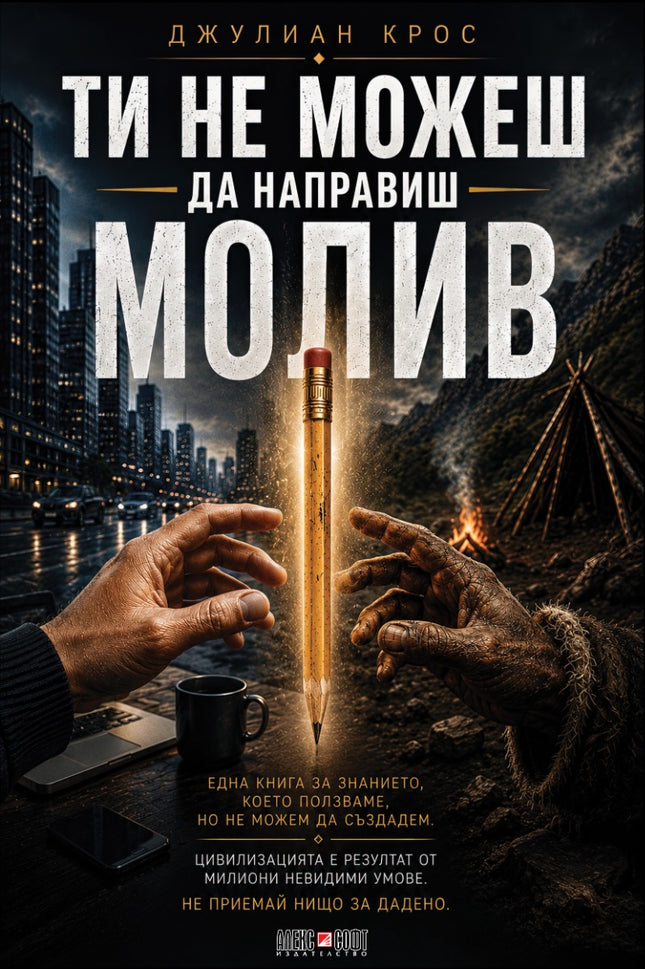 Предна корица на книгата Ти не можеш да направиш молив на Джулиан Крос