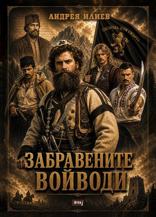 Предна корица на книгата Забравените войводи на Андрея Илиев