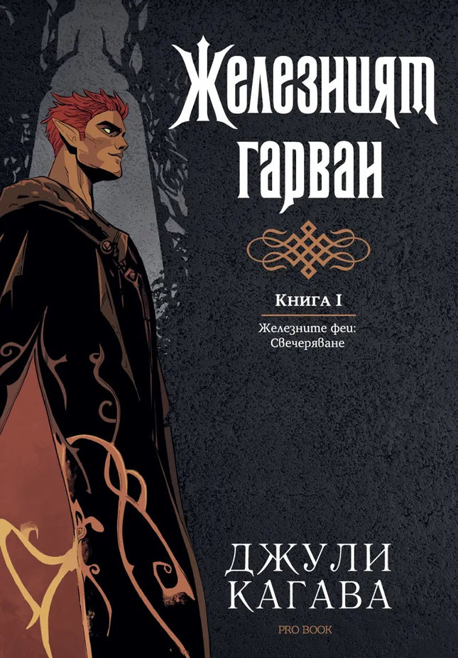 Предна корица на книгата Железният гарван - книга 1 - Железните феи - Свечеряване на Джули Кагава