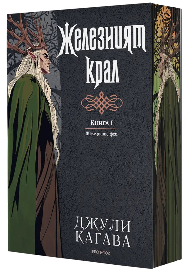 Предна корица на книгата Железният крал - книга 1 - Железните Феи - обновено издание на Джули Кагава